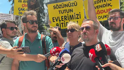 İzmir’de kooperatif mağdurları, gözaltı operasyonunu büyük bir dönüm noktası olarak değerlendirdi