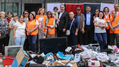 Çankaya'dan Elektrikli Atık Toplama Projesine İlk Destek Şehit Cengiz Karaca Mahallesi'nden Geldi