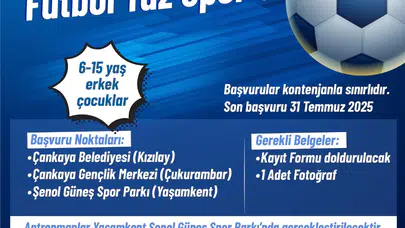 Çankaya’da Sporla Dolu Çocuk Yaz Kampları Başladı