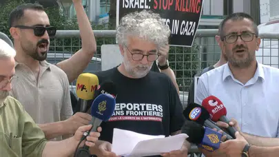 Basın Meslek Örgütlerinden İsrail’e Protesto: “Filistinli Gazeteciler Yalnız Değildir”
