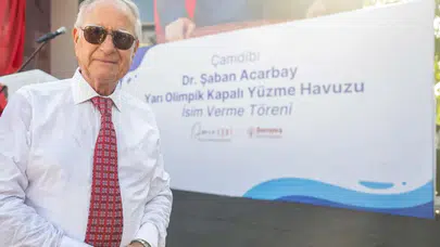 Bornova'da Dr. Şaban Acarbay'a vefa: Yüzme havuzuna ismi verildi