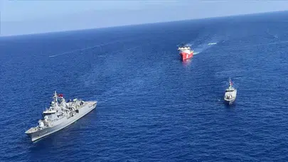 GKRY’nin Kıta Sahanlığını İhlal Girişimi Türk Donanması Tarafından Engellendi