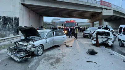 Şile'de zincirleme kaza!