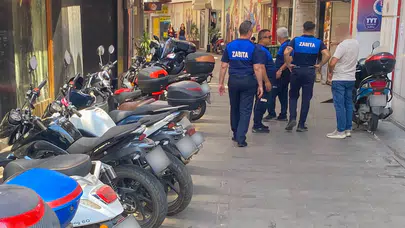 Manavgat'ta yaya geçişlerini ihlal eden motosiklet ve bisikletlere denetim cezası!