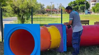 Manavgat’ta Köpek Eğitim Parkına Yeni Parkurlar Ekleniyor