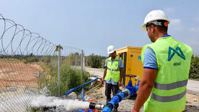 Mersin'de Kuraklık Döneminde İçme Suyu Sondaj Tesisleri Kuruldu!