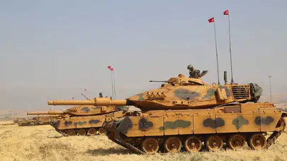 Habur'daki TSK'nın tatbikat alanına Irak askerleri geldi
