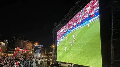 A Milli Takımın İspanya ile Oynayacağı Maç İçin Ankara Büyükşehir Dev Ekran Kuruyor