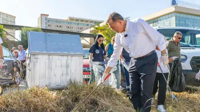 Yenişehir'de Dünya Temizlik Günü'nde çevre bilinci için büyük temizlik etkinliği gerçekleştirildi