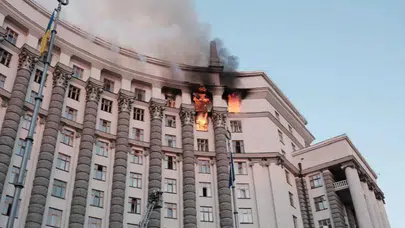 Ukrayna'nın Başkenti Kiev'e Rusya'nın düzenlediği saldırılarda 2 kişi hayatını kaybetti