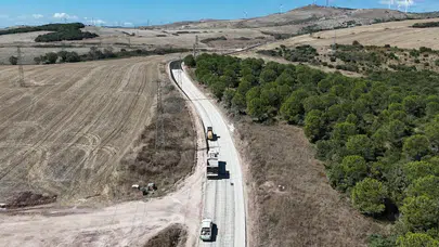 Son Kurşun Anıtı'na giden yol asfaltlandı, Bandırma'daki ziyaretler için konfor artırıldı