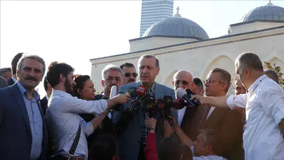 Erdoğan'dan Bayram Namazı Sonrası 'Suriyeli' Açıklaması