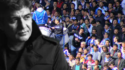 Erzurumspor taraftarları İbrahim Erkal'a böyle veda etti
