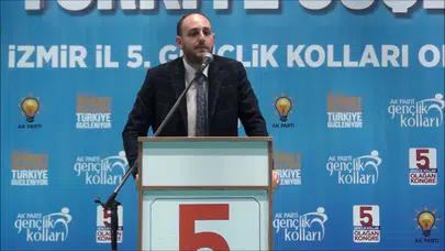 AKP BORNOVA GENÇLİK KOLLARI KONGRESİ 'MEB' YE BAĞLI OKULDA YAPILDI