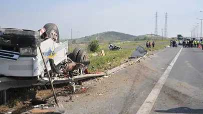 TEM'de korkunç kaza: 2 ölü