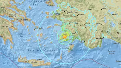 Bodrum'da 24 saatte 490 deprem oldu