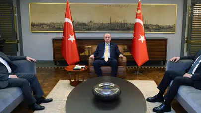 Cumhurbaşkanı Erdoğan, İstanbul'da İran Dışişleri Bakanı Arakçi ile bir araya geldi