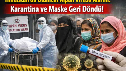 Hindistan'da Ölümcül Nipah Virüsü Alarmı: Karantina ve Maske Geri Döndü!