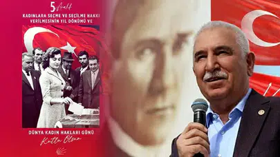 CHP'Lİ KADİM DURMAZ'IN 5 ARALIK DÜNYA KADIN HAKLARI GÜNÜ MESAJI