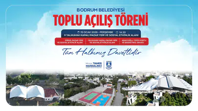 Bodrum'da Yeni Sosyal Alanların Açılışı İçin Büyük Tören 15 Ocak'ta Gerçekleşecek
