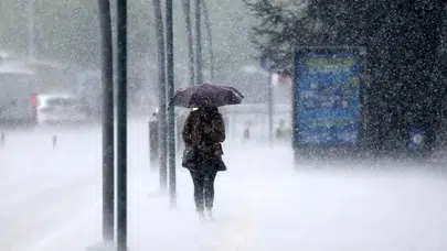Meteoroloji Genel Müdürlüğü'nden Marmara ve Batı Karadeniz için kar yağışı ve fırtına uyarısı!