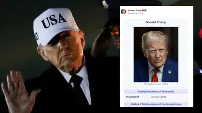 Trump, Kendini "Venezuela Vekil Devlet Başkanı" Olarak Tanıttı