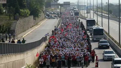 Fotoğraflarla ikinci haftasında 'Adalet Yürüyüşü'