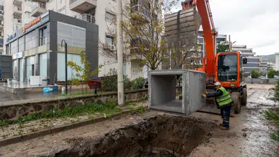 İzmir, Karşıyaka ve Çiğli'de 410 milyon liralık altyapı projesi ile taşkın riskine karşı önlem alıyor
