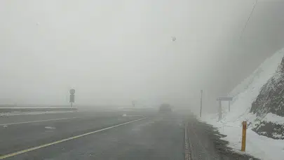 Bolu Dağı'nda sis engeli