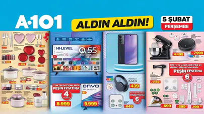 A101 5 Şubat 2026 Aktüel Ürünler Kataloğu Yayında: Trend Ürünler Belli Oldu