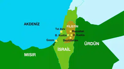 Batı Şeria neresidir? Batı Şeria haritası ve tarihi…