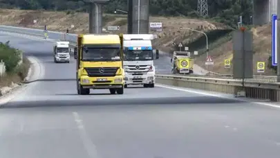 Hafriyat kamyonları İstanbul'da kontak kapattı