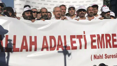 Adalet Yürüyüşü 17. Günü Ne İstiyoruz? Adalet!!!  Ne Zaman? Şimdi!!!