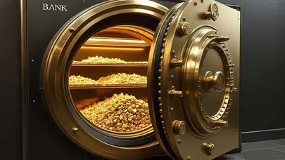 Banka taşındı kasadaki altınlar sır oldu