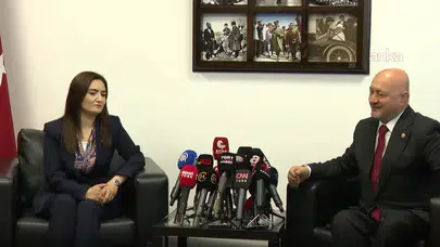 AK Parti heyeti CHP Genel Merkezi’nde bayramlaştı: “Ülkemize hizmet etmek ortak gayemiz”