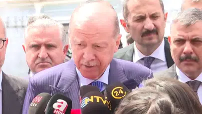 Erdoğan’dan Ayasofya’da cuma namazı sonrası açıklama: “İstanbul akşam bir başka güzel olacak”