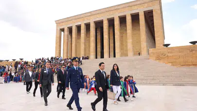 Çankaya Belediyesi Kreşlerinden Anıtkabir’e Anlamlı Ziyaret: 515 Minik Atasına Koştu