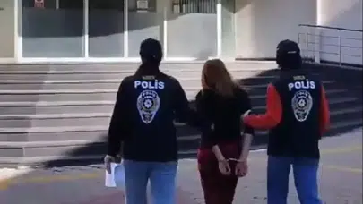 Kadın hırsız böyle yakalandı