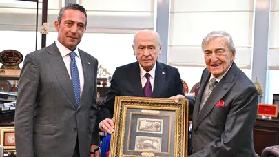 Rahmi Koç ve Ali Koç’tan Devlet Bahçeli ve Müsavat Dervişoğlu'na Ziyaret