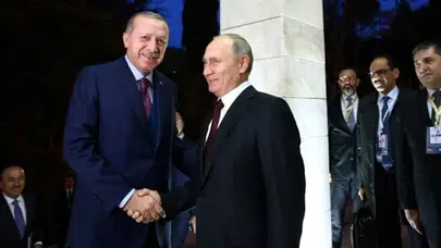 Erdoğan Putin'le Afrini görüştü