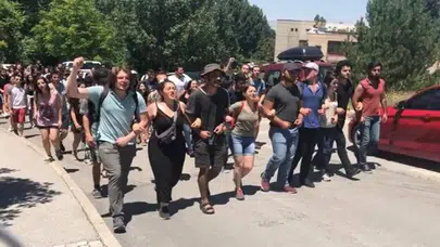 ODTÜ'de direniş nöbeti başladı