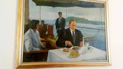 Atatürk'ün rakılı tablosu Meclis lokantasından kaldırıldı