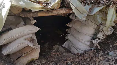 Tunceli'den şok görüntüler! İşte teröristlerin 8 katlı ve yüzme havuzlu sığınağı...