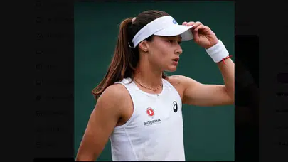 Zeynep Sönmez Wimbledon’da Ann Li’yi 2-1 yenerek turladı