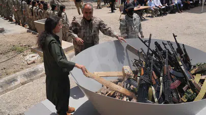 PKK'dan silah yakma töreninin yıl dönümünde adım atılmadığını vurgusu
