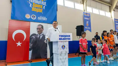 Yenişehir'de Yaz Spor Okulları açıldı, 725 çocuk hareketlenmeye başladı!