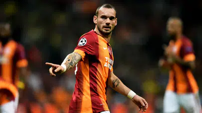 Florya'da Sneijder protestosu