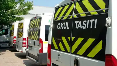 Okul servislerinin camlarının ilanla kaplanması yasaklanacak