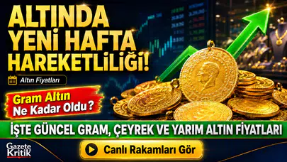 Altın fiyatları ne kadar oldu? Gram altın 6 bin 193 TL seviyesinde