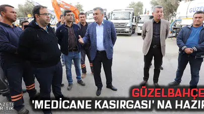 Güzelbahçe 'Medicane Kasırgası' na hazır